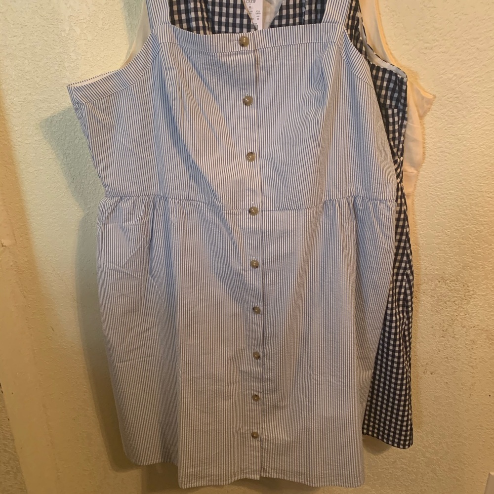 3 New J. Crew size 20 front button dresses - Picture 7 of 8
